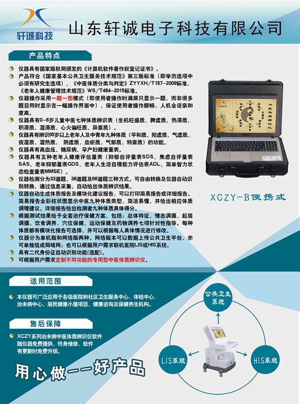 軒誠中醫(yī)體質(zhì)辨識儀便攜式(圖2)